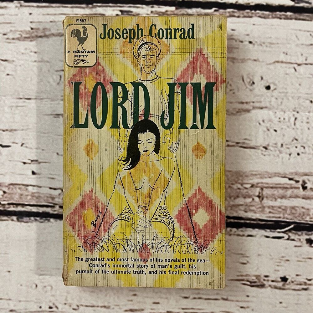 Lord Jim Novel by Joseph Conrad Bantam Books Paperback 1957